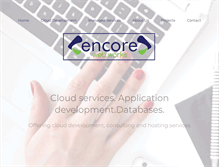 Tablet Screenshot of encorewebworks.com